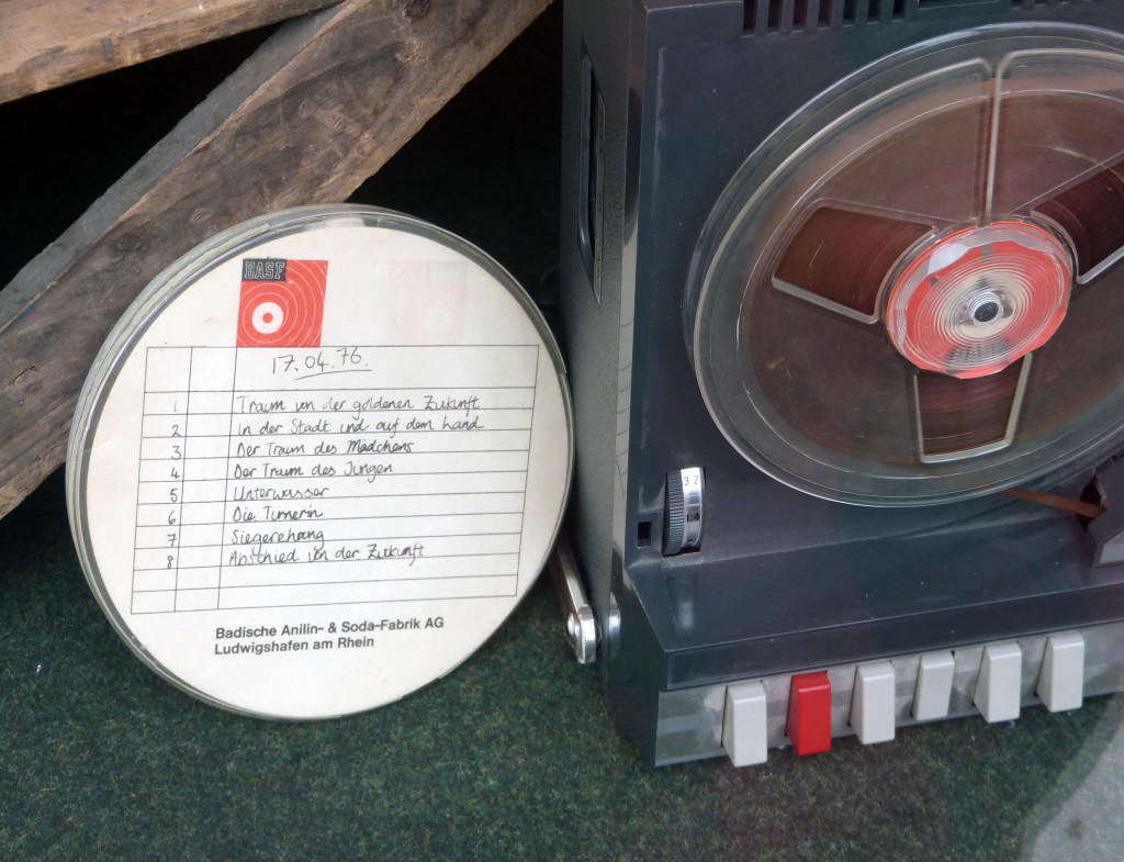 Reel to reel tape of the ‘Traum von der goldenen Zukunft’ soundtrack. 1976.